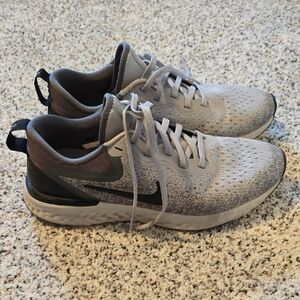 Womens Nike Odyssey React in Wolf Gray and Black